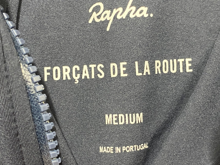 JE918 ラファ RAPHA PROTEAM 防風 半袖 サイクルジャージ M ハーフジップ
