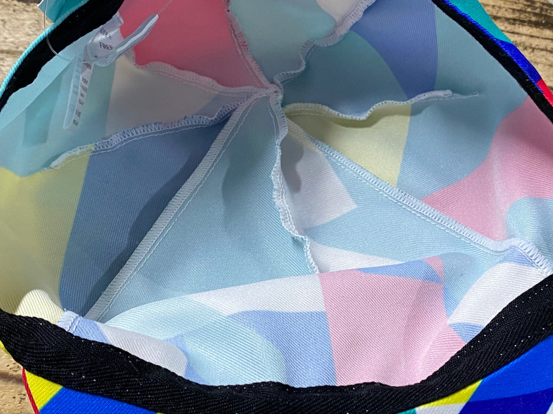 KH691 パールイズミ PEARL iZUMi サイクルキャップ 緑 赤 FREEサイズ