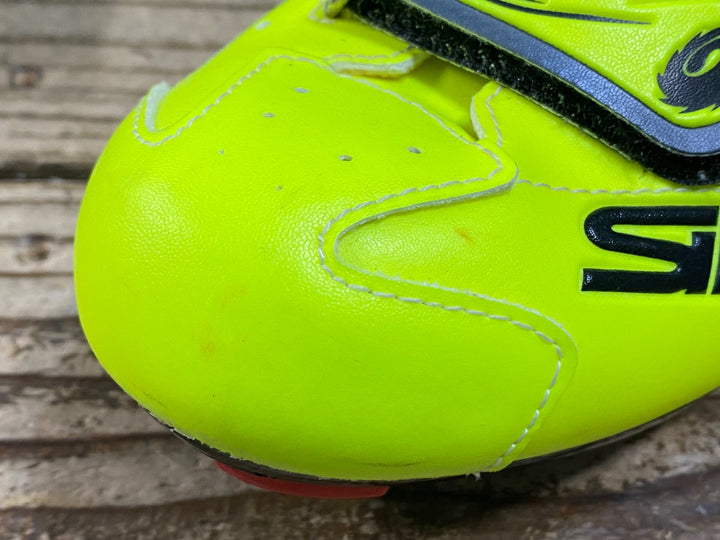 KG392 シディ SIDI TRACE MTB ビンディングシューズ 黄 SPD EU40 ※ペン字あり