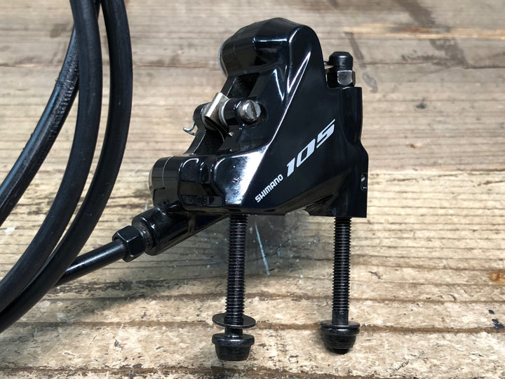 JH584 シマノ SHIMANO 105 BR-R7070 ディスクブレーキキャリパー 前後セット