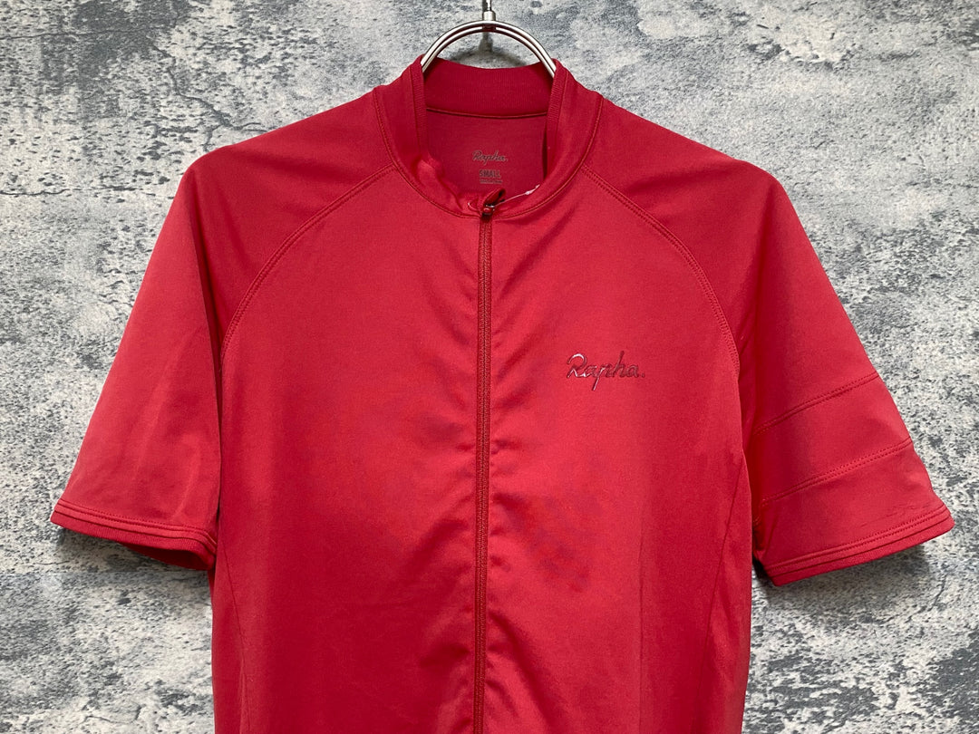 JQ779 ラファ Rapha MEN’S SHORT SLEEVE CORE JERSEY 半袖 サイクルジャージ 赤 S