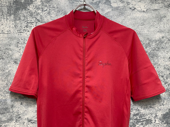 JQ779 ラファ Rapha MEN’S SHORT SLEEVE CORE JERSEY 半袖 サイクルジャージ 赤 S