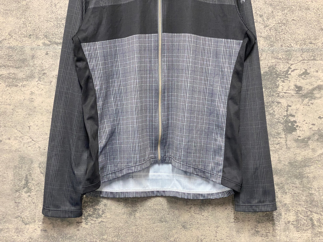 KJ754 カペルミュール KAPELMUUR 長袖 サイクルジャージ グレー チェック WL