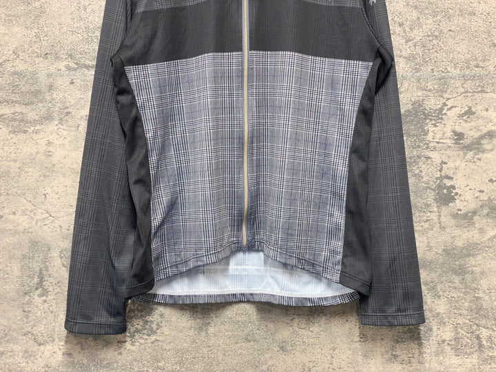 KJ754 カペルミュール KAPELMUUR 長袖 サイクルジャージ グレー チェック WL
