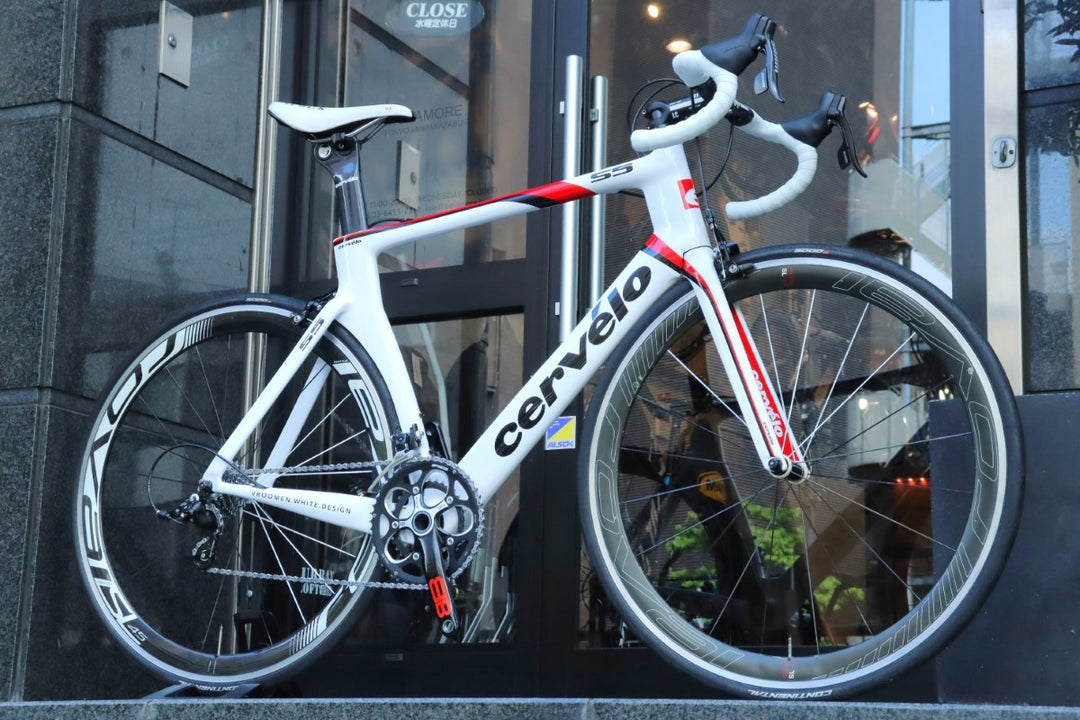 サーヴェロ CERVELO S5 2012年モデル 56サイズ スラム ライバル MIX 10S カーボン エアロロードバイク 【東京南麻布店】