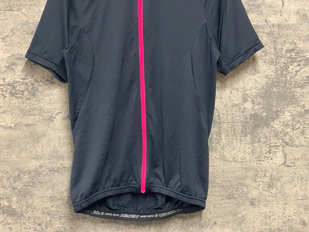 JU951 パールイズミ PEARL iZUMi 半袖 サイクルジャージ L 黒ピンク