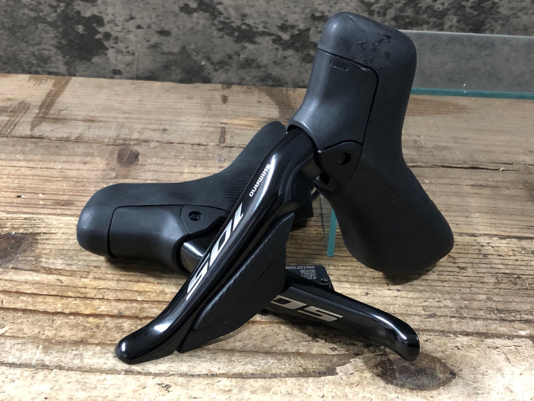 JT956 シマノ SHIMANO 105 ST-R7170 STIレバー 2x12s Di2 油圧 接続確認済み