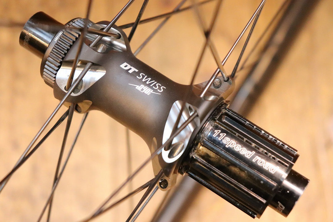 DT SWISS PRC 1400 SPLINE DB 35 カーボン チューブレスレディ ホイールセット シマノ12/11S ワイドリム 18C 【芦屋店】