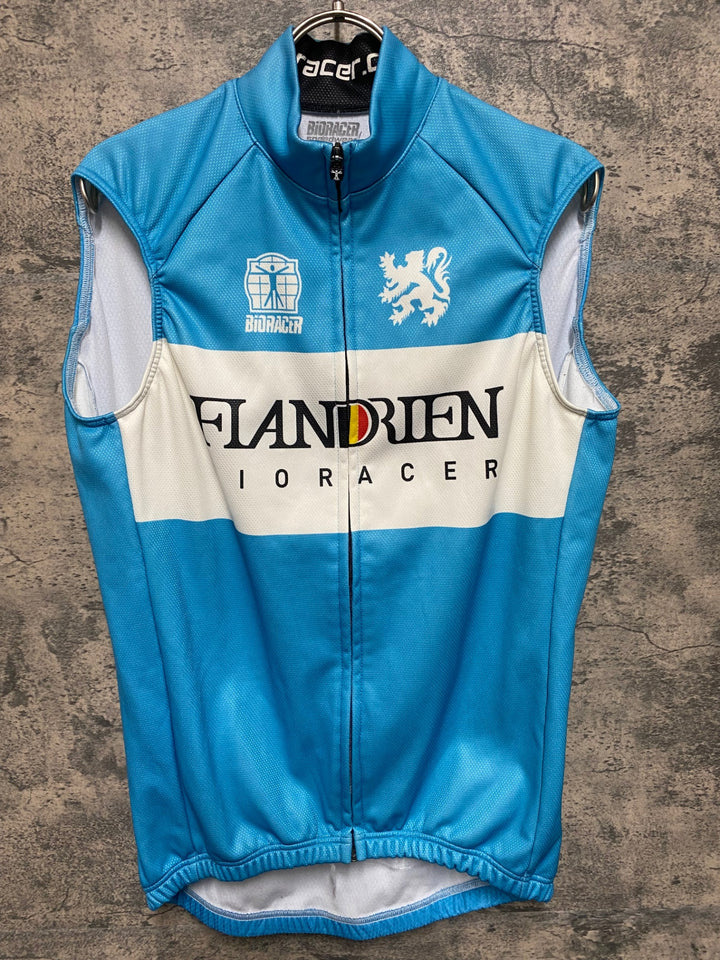 JS081 ビオレーサー BIORACER ジレ サイクルベスト 水 4/L 裏起毛 FLANDRIEN