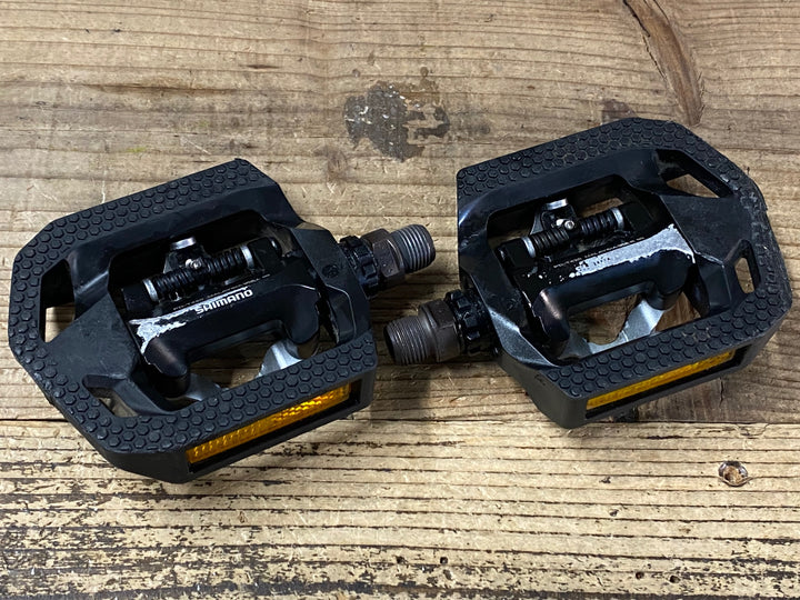 JN453 シマノ SHIMANO PD-T420 ビンディングペダル 片面フラット SPD