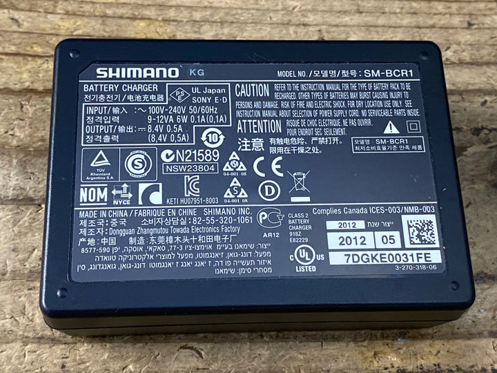 KJ727 シマノ SHIMANO SM-BCR1 バッテリーチャージャー Di2 通電確認済