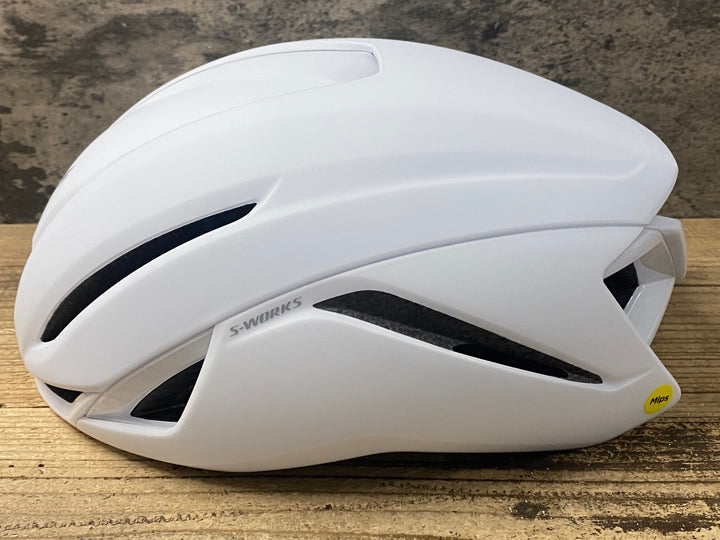 KK936 スペシャライズド SPECIALIZED S-WORKS EVADE 4 ヘルメット L 白 2026/1製造