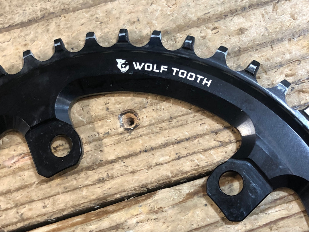 KJ605 ウルフトゥース WOLFTOOTH DROP STOP-B GR8 ナローワイド チェーンリング 46T PCD110 4H