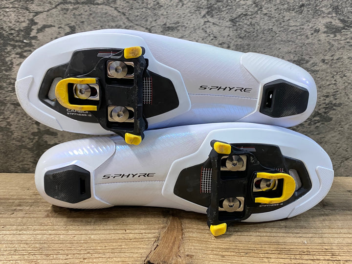 KB943 シマノ SHIMANO S-PHYRE SH-RC903M ビンディングシューズ EU41 3穴 白