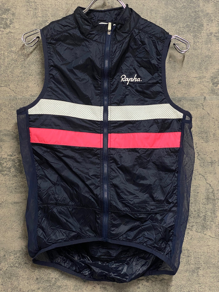 JV237 ラファ Rapha MEN'S BREVET INSULATED GILET ジレ サイクルベスト 黒 S