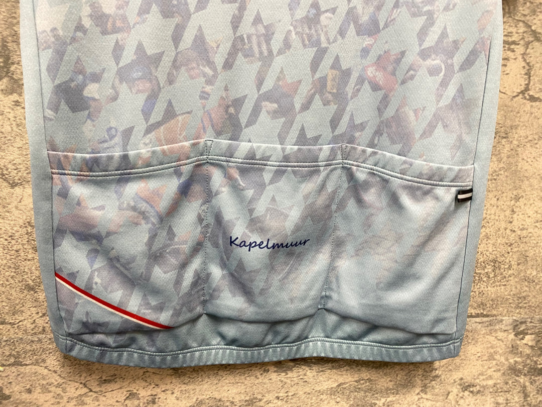 KB800 カペルミュール KAPELMUUR 半袖 サイクルジャージ ネイビー グレー L