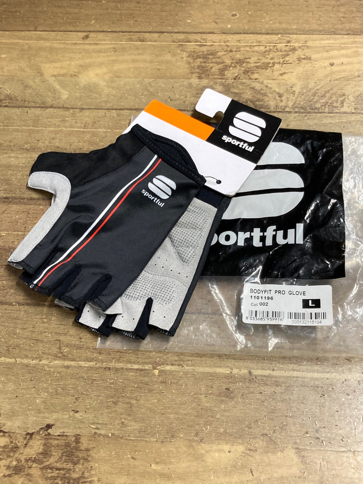KB779 スポーツフル sportful 指切 グローブ 黒 L