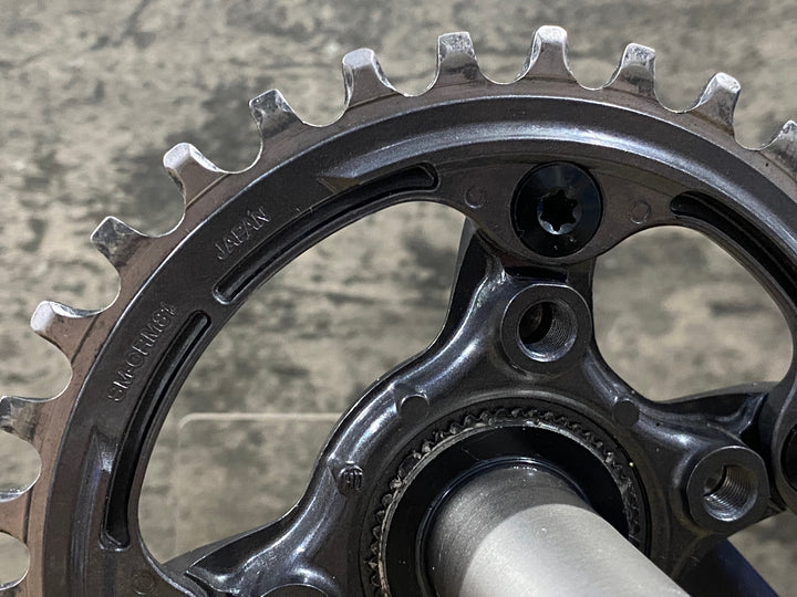 JU483 シマノ SHIMANO デオーレXT DEORE XT FC-M8000 クランクセット 170mm 34T 11S ナローワイド 非純正ボルト