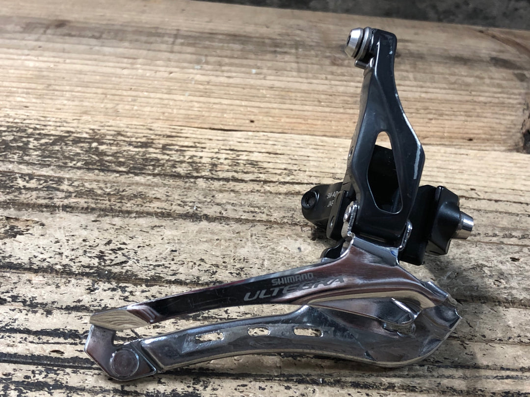 KD378 シマノ SHIMANO アルテグラ ULTEGRA FD-6800 フロントディレイラー 直付  SM-AD91-L付属 Φ34.9 ※スキッドプレート欠品