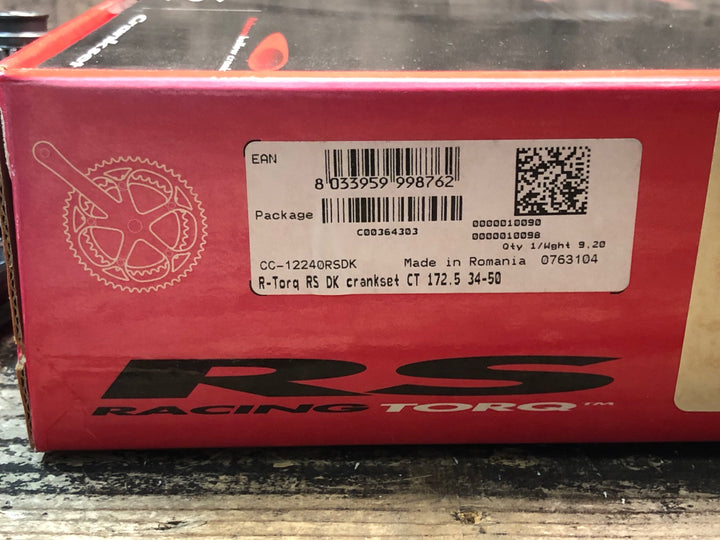 JR693 フルクラム FULCRUM RACING TORQ RS BLACK LABEL クランクセット 50/34T 172.5mm