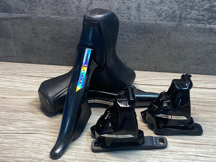 JG663 スラム SRAM フォース FORCE HRD e-Tap AXS D1 12s シフトブレーキレバー キャリパーセット 油圧
