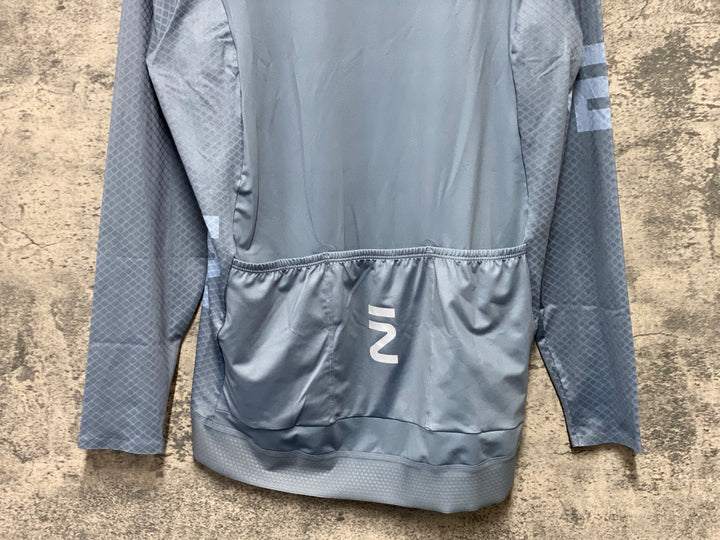 KI218 INBIKE 長袖 サイクルジャージ 青 XL