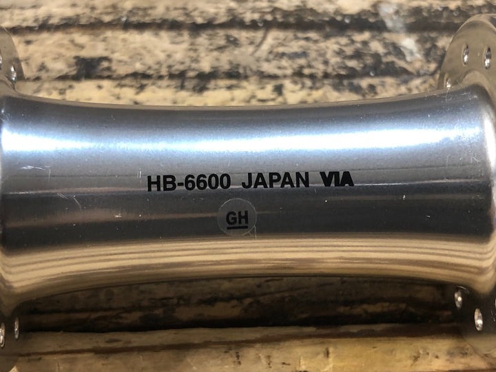 JV646 シマノ SHIMANO アルテグラ ULTEGRA HB-6600 フロントハブ 100mm 24H