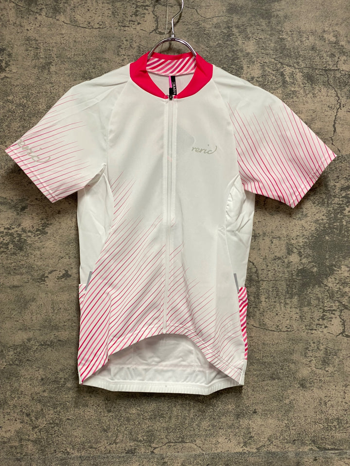 JW009 レリック reric Women's Himalia SS Jersey 半袖サイクルジャージ M 白 レディース