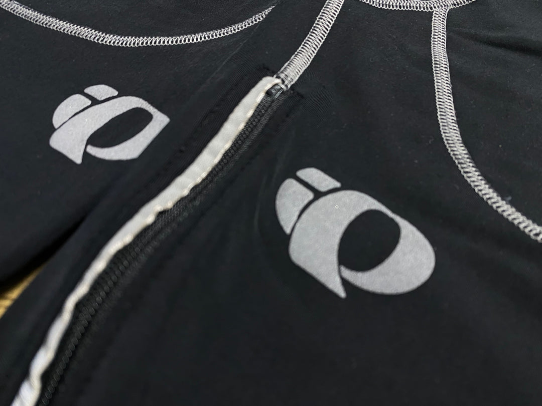 KB239 パールイズミ PEARL iZUMi レッグウォーマー 黒 M チャック付き ※ロゴ劣化