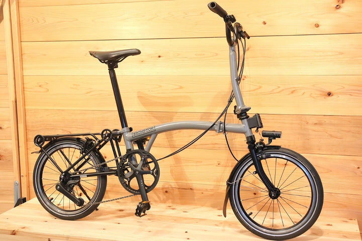 ブロンプトン BROMPTON P-LINE URBAN MIDBAR M4R ストームグレー 2022モデル 16インチ 折り畳み ミニベロ フォールディングバイク 【千葉店】