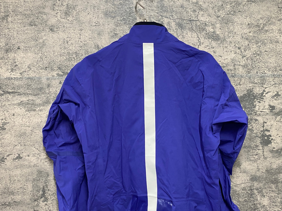 JY092 ラファ Rapha SOUPLESS RACE CAPE 長袖 サイクルジャケット 紫 L