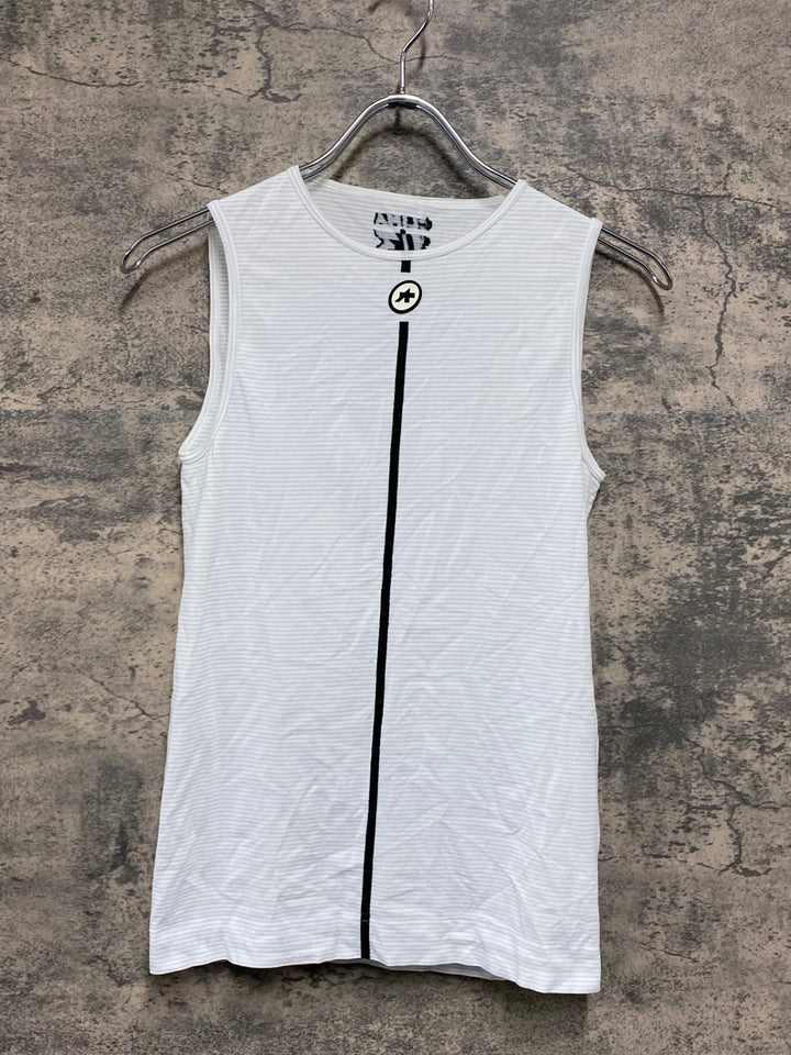 JW778 アソス assos Slin Layer ノースリーブベースレイヤー 白 XS/S