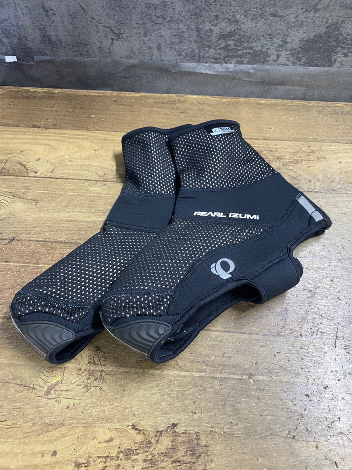 KA757 パールイズミ PEARL iZUMi シューズカバー 黒 L 裏起毛 WINDBREAK TITANIUM