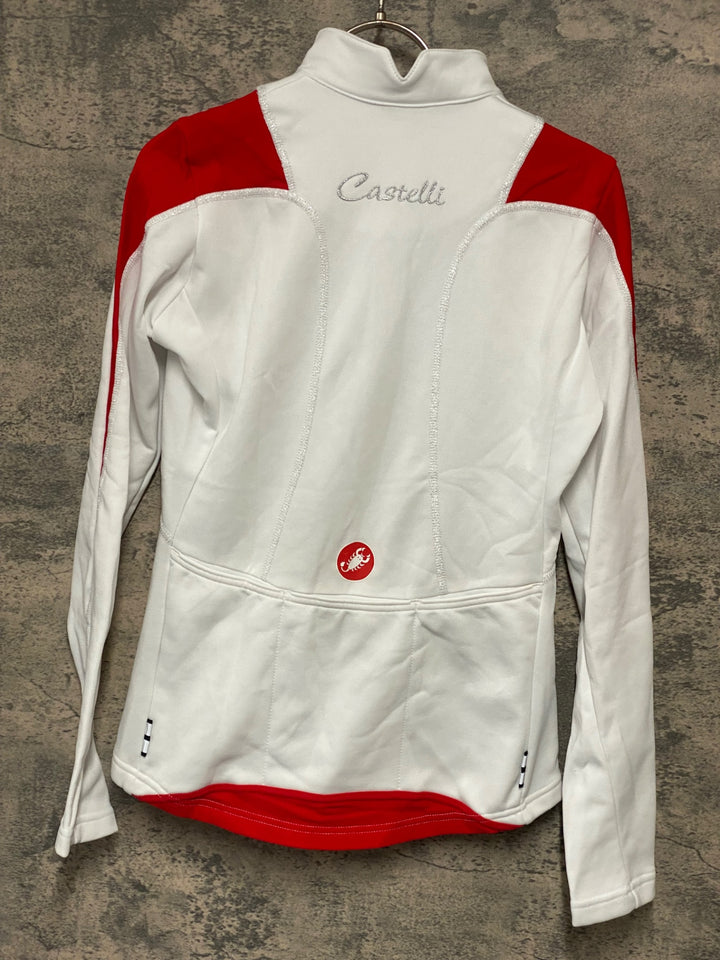 JU264 カステリ CASTELLI 長袖 サイクルジャージ 裏起毛 Sサイズ レディース