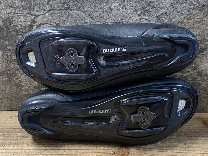 KG373 シマノ SHIMANO RP1 SH-RP100-S L ビンディングシューズ 黒 SPD 3穴 EU43 ※ペン字あり