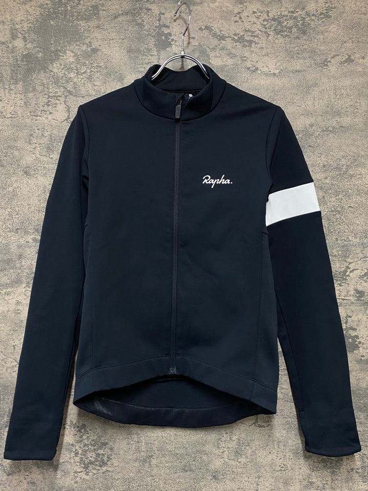 KI818 ラファ Rapha MEN'S CORE WINTER JACKET 長袖 サイクルジャケット 黒 S 裏起毛