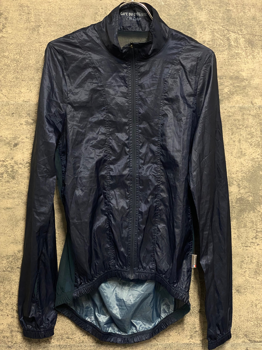 JV279 カフェドシクリステ Cafe du Cycliste Petra Jacket Men 長袖 ウィンドブレーカー 紺 M