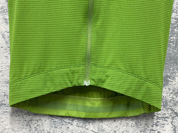 KA302 ラファ Rapha CORE LIGHTWEIGHT JERSEY 半袖 サイクルジャージ 緑 XS ※汚れ
