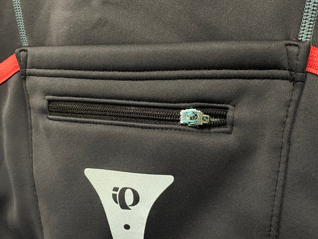 JV318 パールイズミ PEARL iZUMi 長袖サイクルジャケット 黒 M 裏起毛 日焼け 擦れ