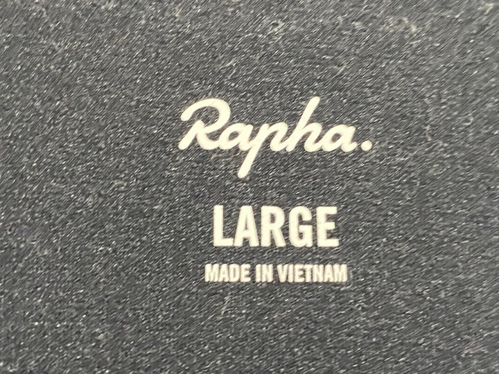 JU407 ラファ Rapha CORE LONG SLEEVE JERSEY 長袖 サイクルジャージ 黒 L 裏起毛