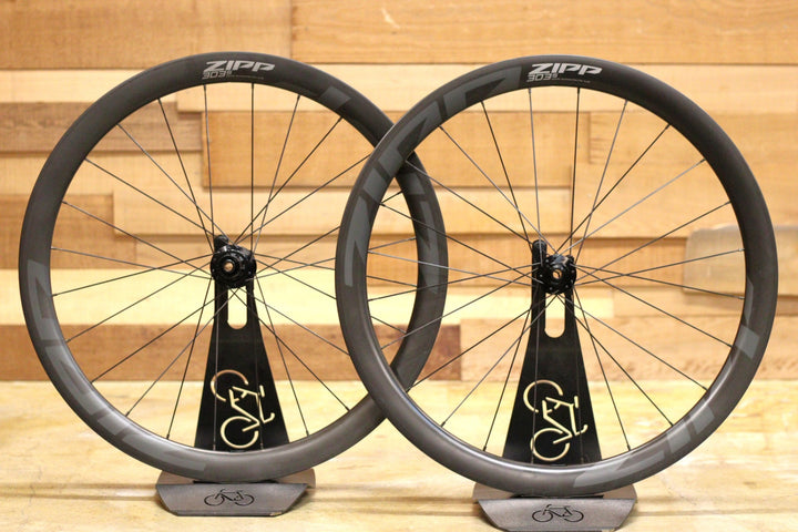 ジップ ZIPP 303S カーボン チューブレスレディ シマノ 12/11S ホイールセット フックレス DISC 【立川店】