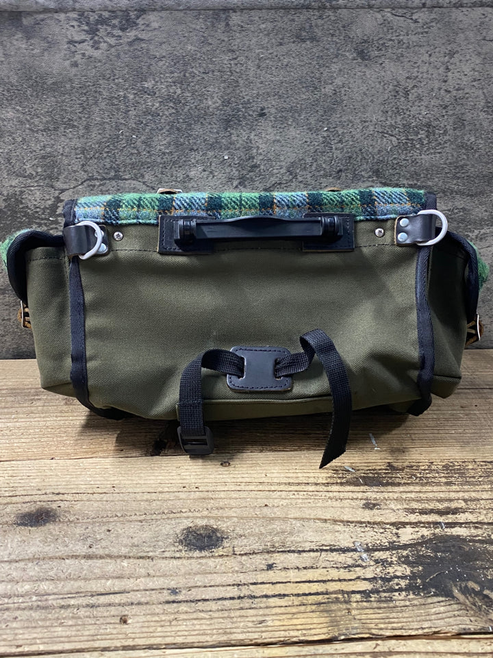 KR473 キャラダイス CARRADICE & HARRIS TWEED バッグ 緑