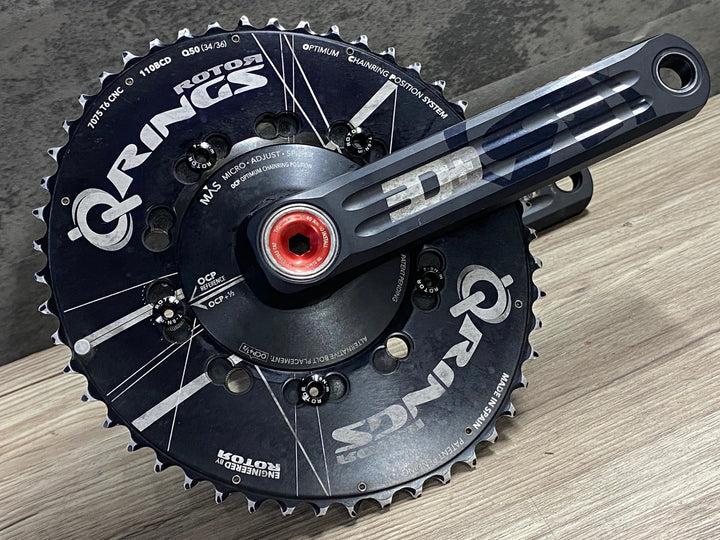 JZ315 ローター ROTOR 3D+ クランクセット 50/36T 170mm 楕円チェーンリング