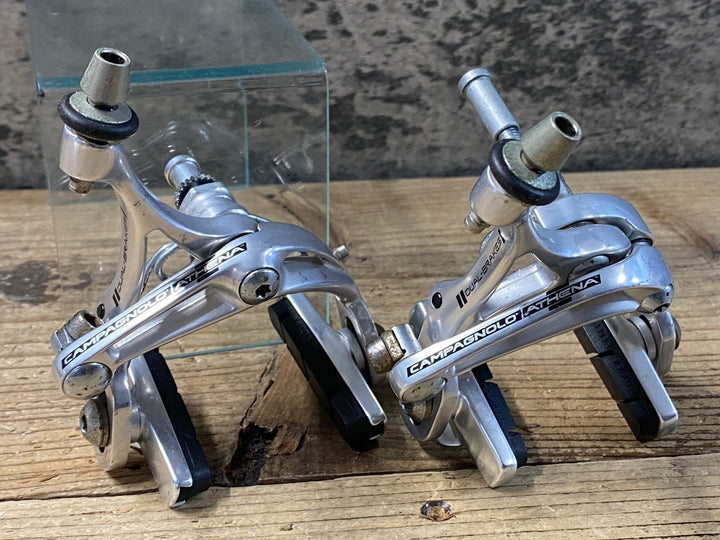 JX593 カンパニョーロ Campagnolo アテナ ATHENA BR11-AT ブレーキキャリパー 前後セット ※錆