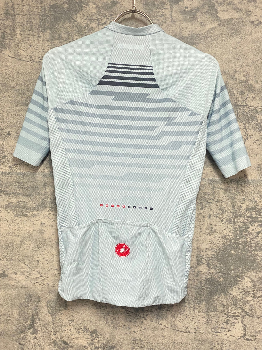 JY247 カステリ CASTELLI ROSSOCORSA 半袖 サイクルジャージ 薄緑 S　※余臭強め