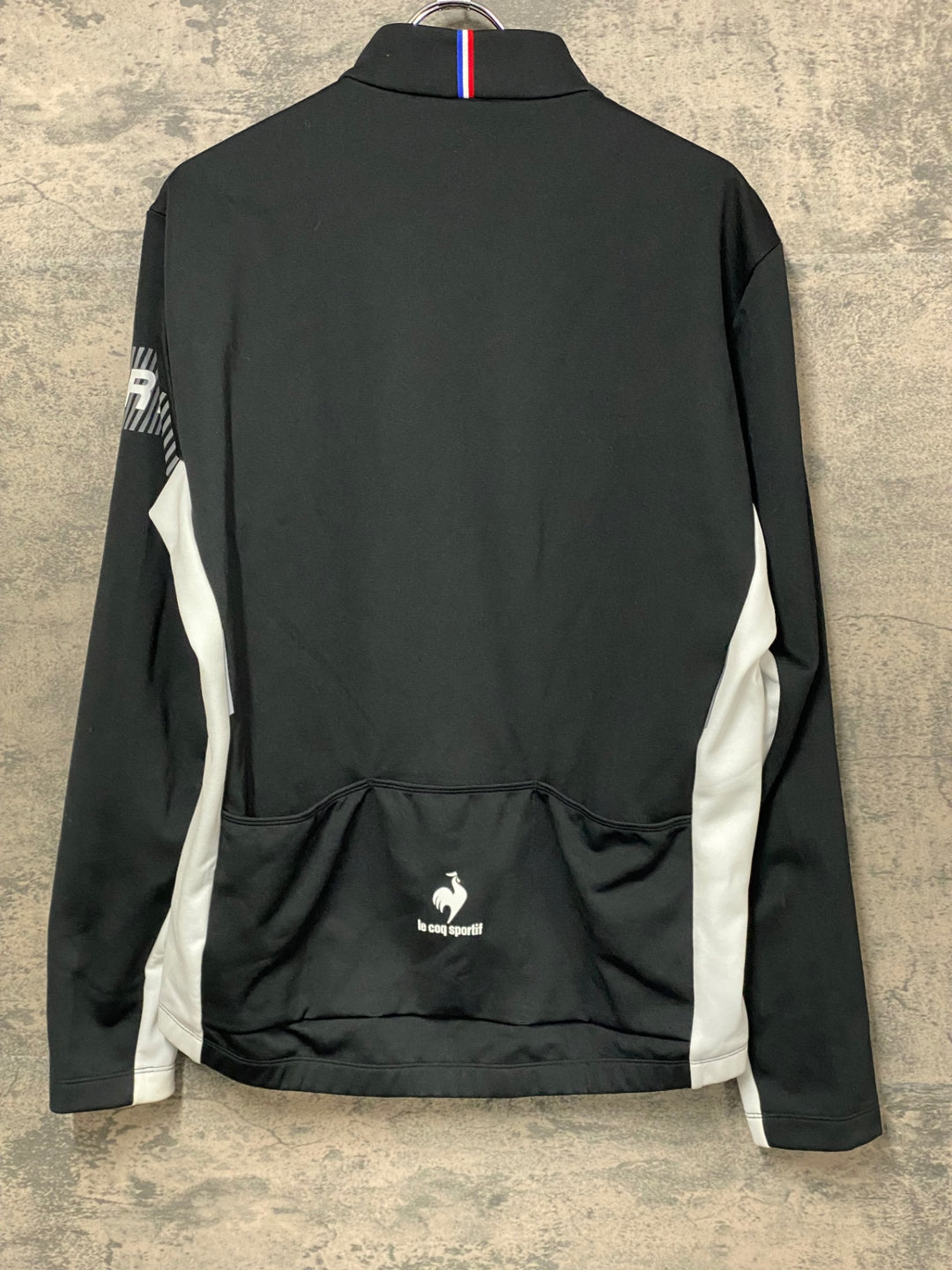 JT809 ルコックスポルティフ le coq sportif 長袖 サイクルジャージ Oサイズ 裏起毛 ※汚れあり