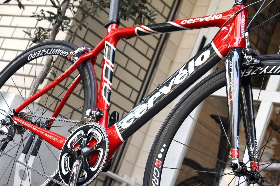 訳アリ サーヴェロ Cervelo ソロイスト チーム カーボン SOLOIST TEAM CARBON 2008モデル 54サイズ シマノ  デュラエース 7800 10S ロードバイク 【横浜店】