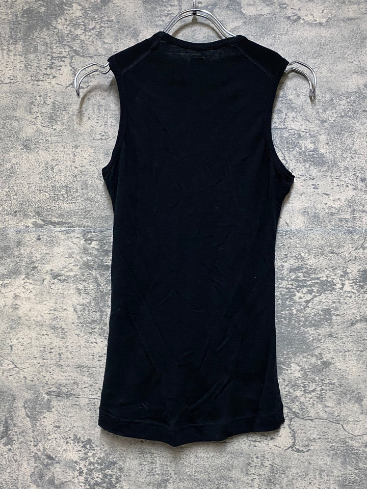 JP206 ラファ Rapha MERINO BASE LAYER ノースリーブ ベースレイヤー 黒 XS ※タグ劣化