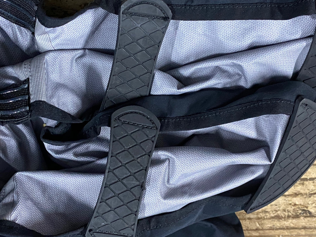 KJ040 モンベル mont-bell レイン シューズカバー 黒 XL ※錆あり