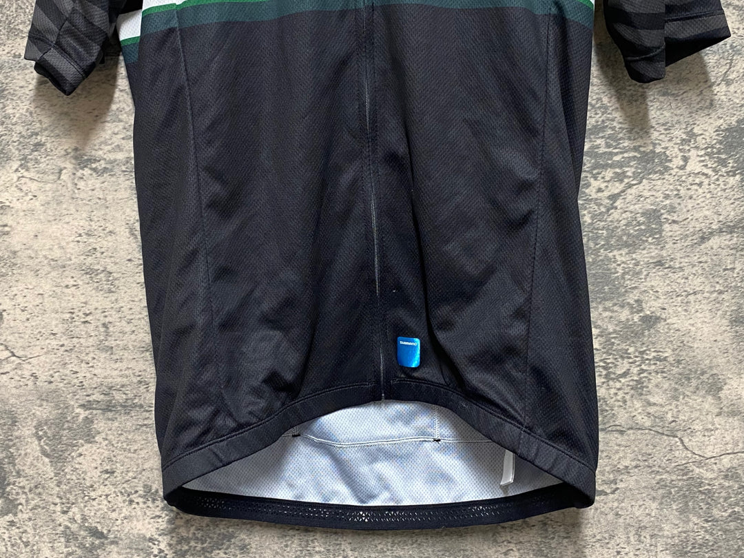 KF209 シマノ SHIMANO 半袖 サイクルジャージ 黒 L